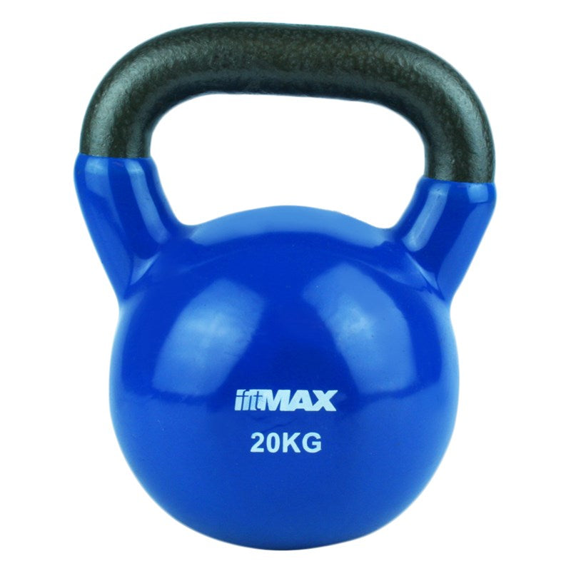 TITAN LIFE Kettlebell 20kg Blue. Cast iron w/Vin