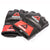 Reebok Combat MMA handsker i læder - sort & rød