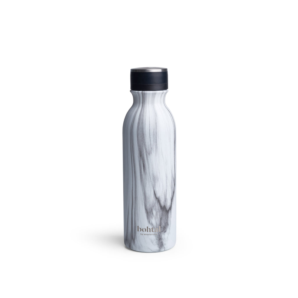 Smartshake Bohtal Insulated Flask 600ml White Marble