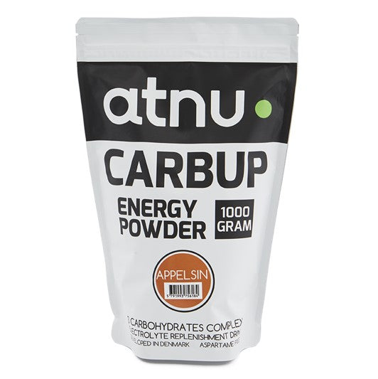 Atnu CarbUP Energipulver - Appelsin (1 kg.)