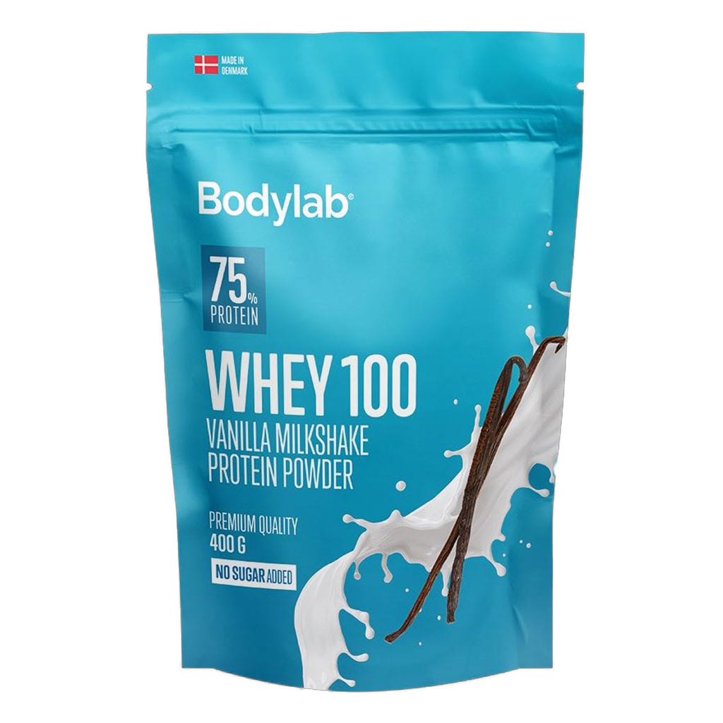 Bodylab Whey100 Proteinpulver 1 kg. (Flere varianter)