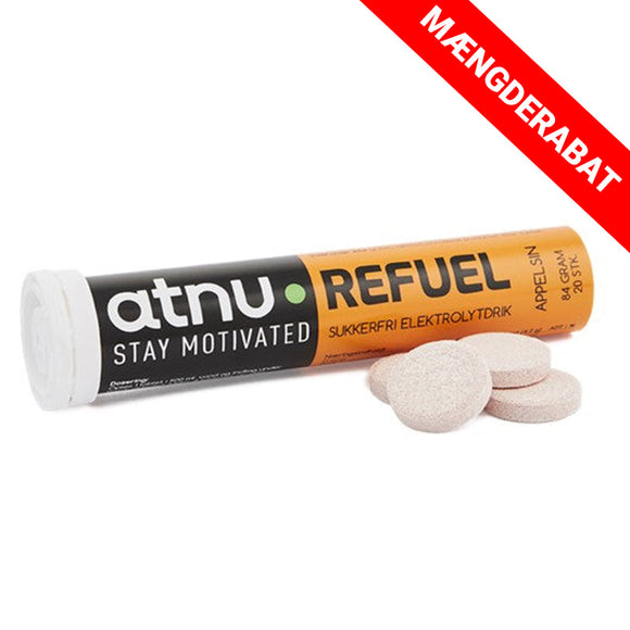 Atnu Refuel Elektrolyt Tabs - Appelsin (20 tabs)