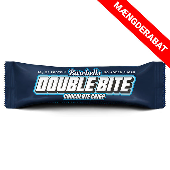 Barebells proteinbar - Double Bite Chocolate Crisp (55 g.)
