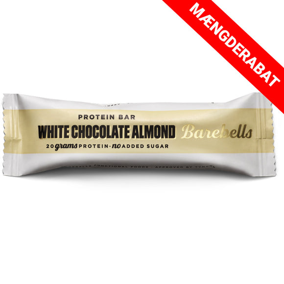 Barebells proteinbar - White chocolate almond (55 g.)