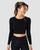 ICANIWILL Define Seamless LS Crop Top - Dame