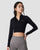 ICANIWILL Define Cropped 1/4 Zip - Dame