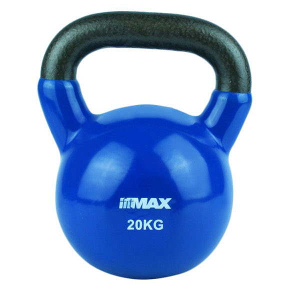 TITAN LIFE Kettlebell 20kg Blue. Cast iron w/Vin