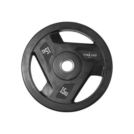 TITAN LIFE PRO vægtskive 15 Kg i gummi